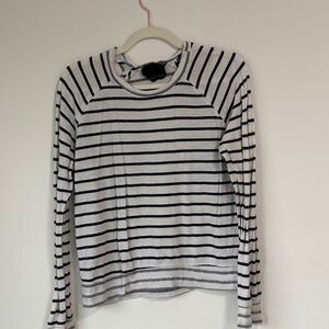 Striped long sleeve shirt